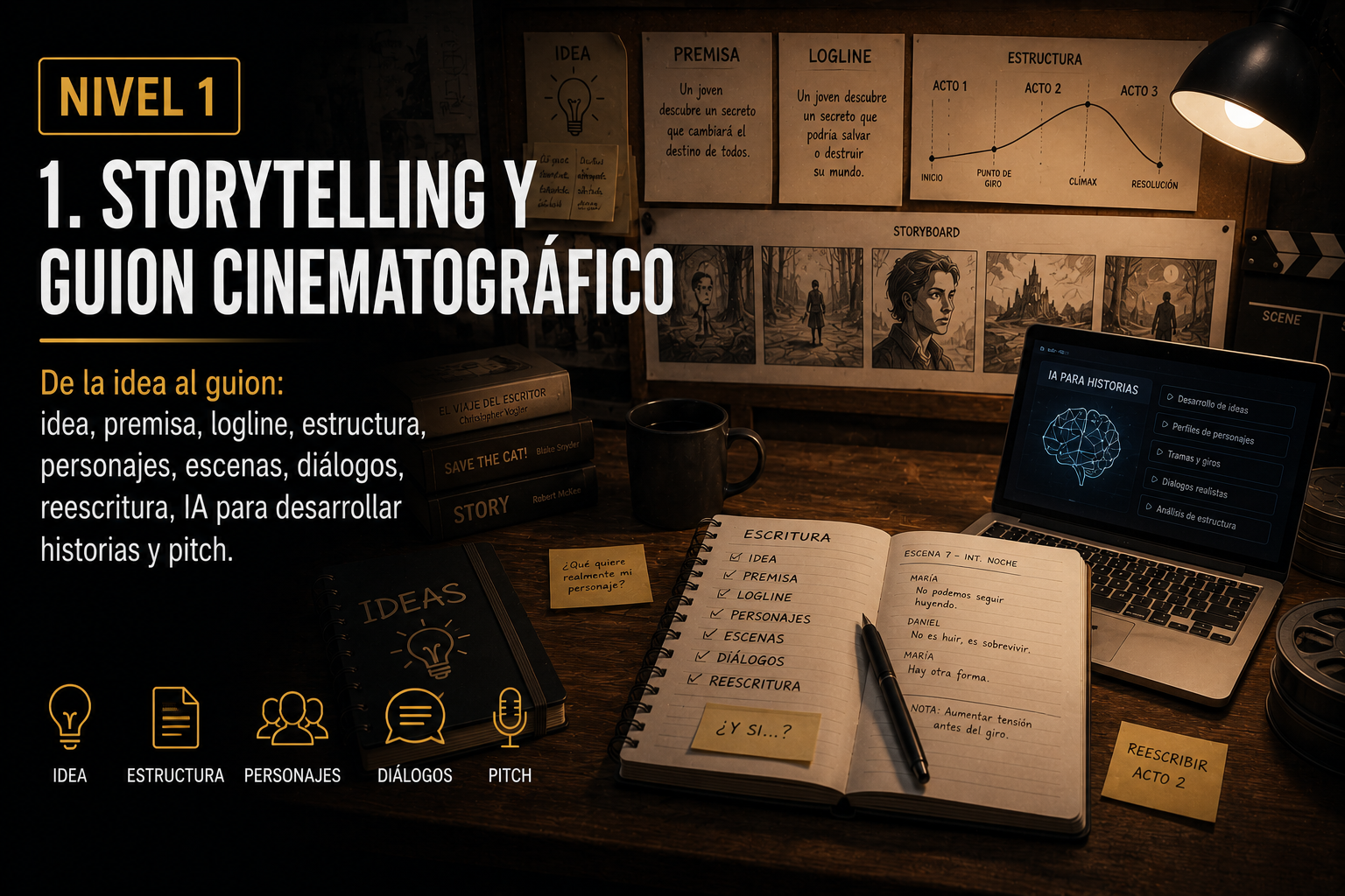 Curso de Storytelling y Guion Cinematográfico