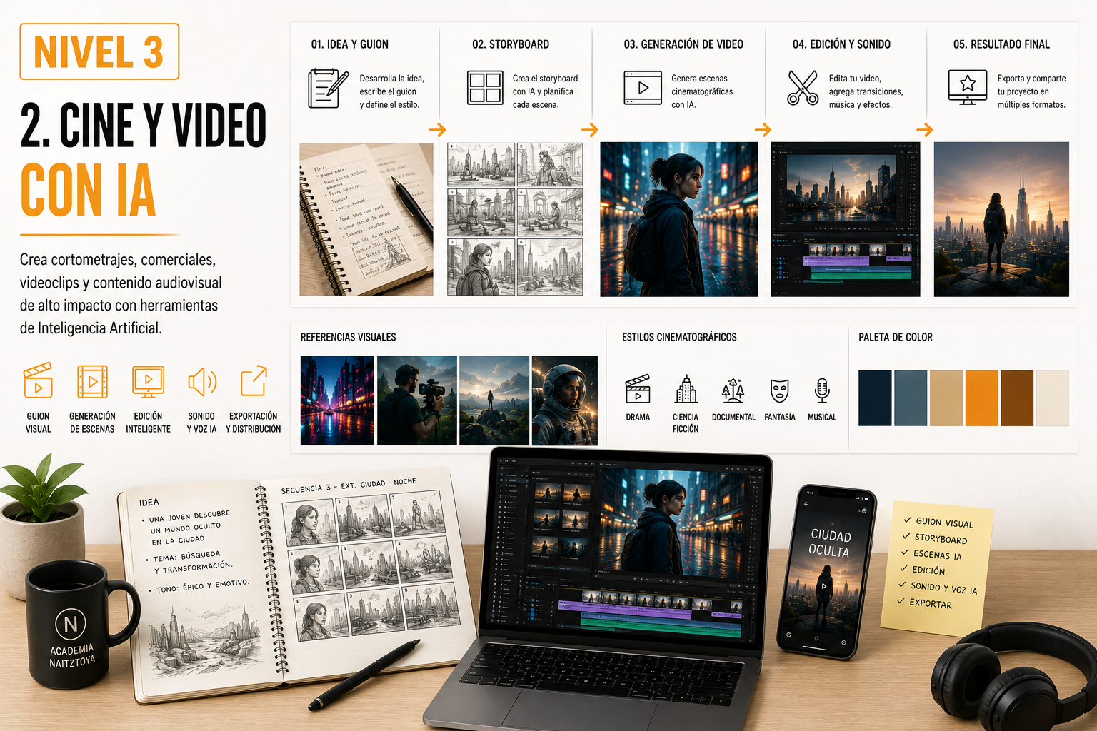 Curso de Cine y Video con Inteligencia Artificial
