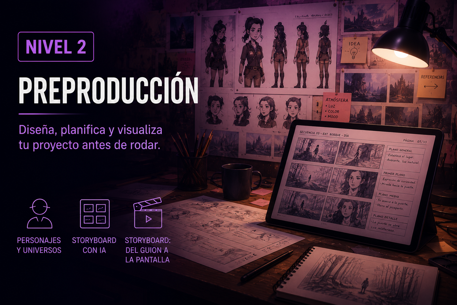 Nivel 2 de Academia Naitztoya: Preproducción Cinematográfica