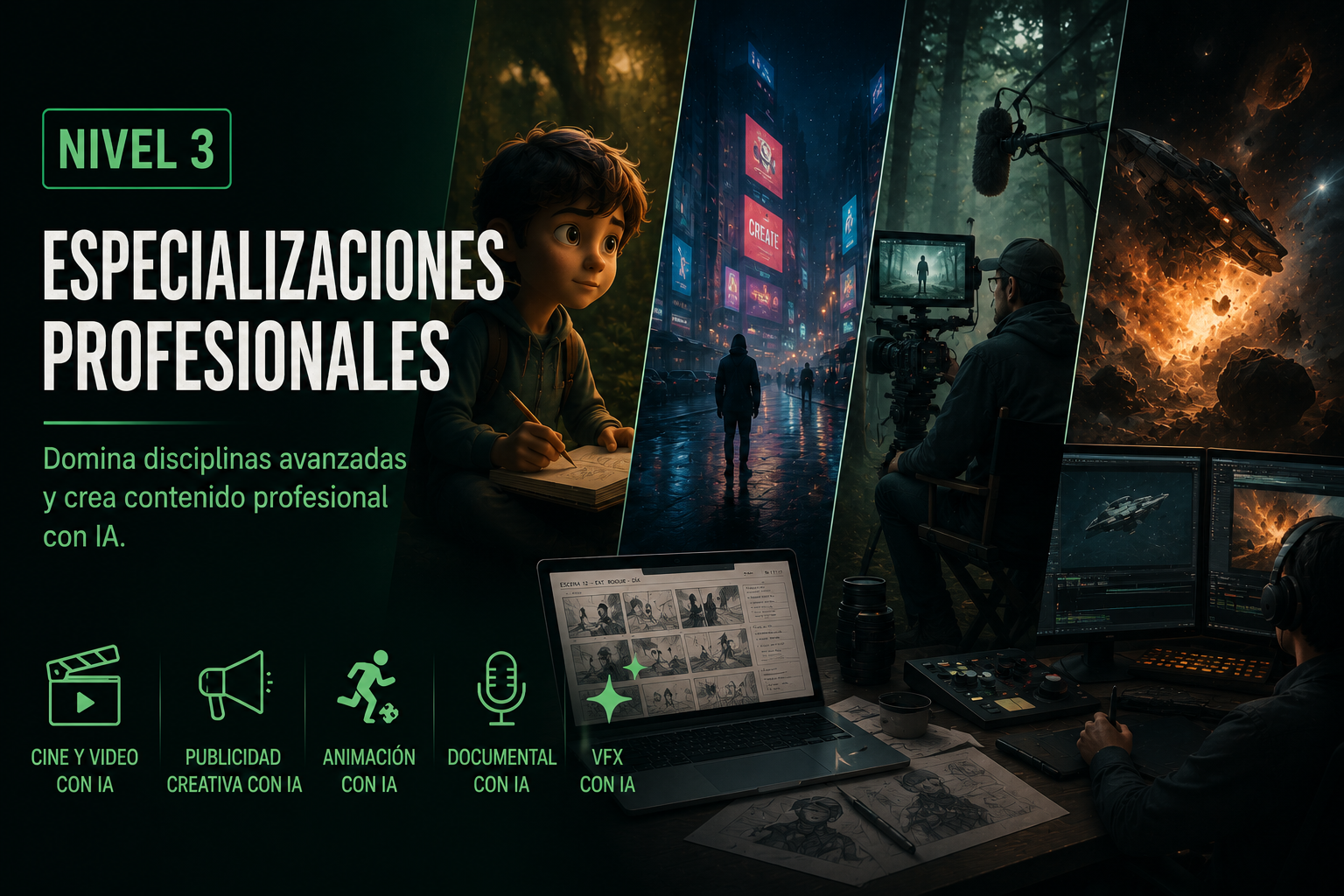 Nivel 3 de Academia Naitztoya: Producción Audiovisual con Inteligencia Artificial